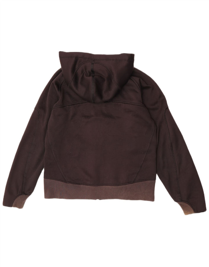 Felpa con cappuccio e zip da donna Puma UK 16 Large Nero Colourblock Poliestere