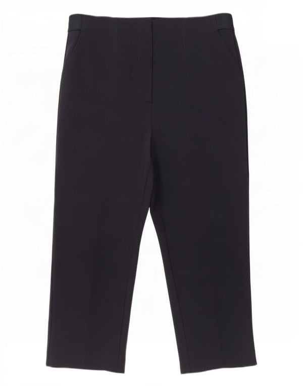 Pantaloni Capri da donna Marks & Spencer UK 14 Medium W30 L22 Blu Navy