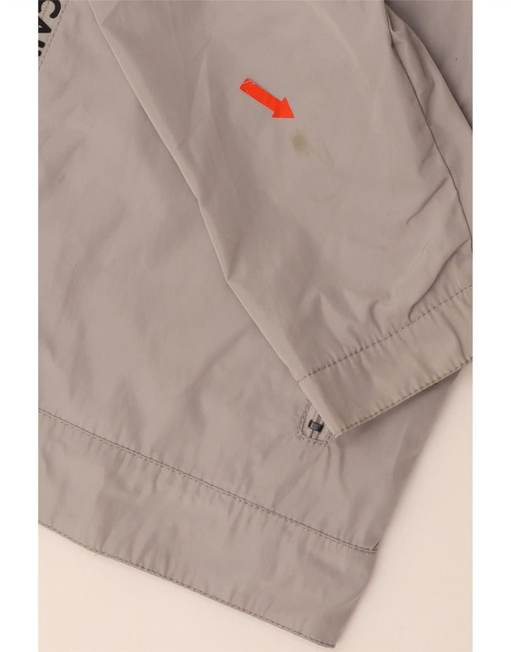 CALVIN KLEIN JEANS Womens Graphic Utility Jacket UK 18 XL Grey Polyester Vintage Calvin Klein Jeans and Second-Hand Calvin Klein Jeans from Messina Hembry 