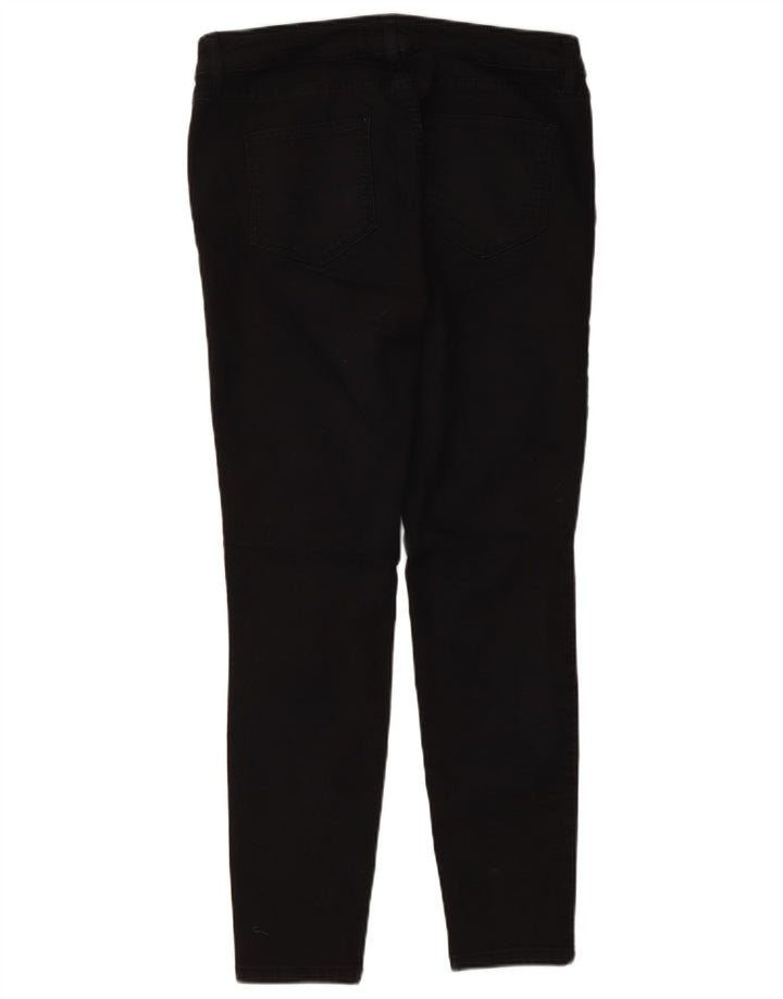 FAT FACE Womens Skinny Jeans UK 12 Medium W30 L29 Black