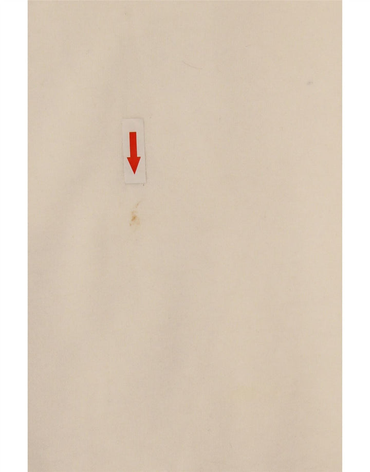 Felpa grafica da donna Zara UK 14 poliestere bianco medio