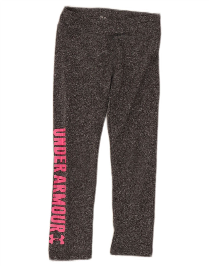 Leggings grafici per ragazze Under Armour 4-5 anni grigio chiazzato