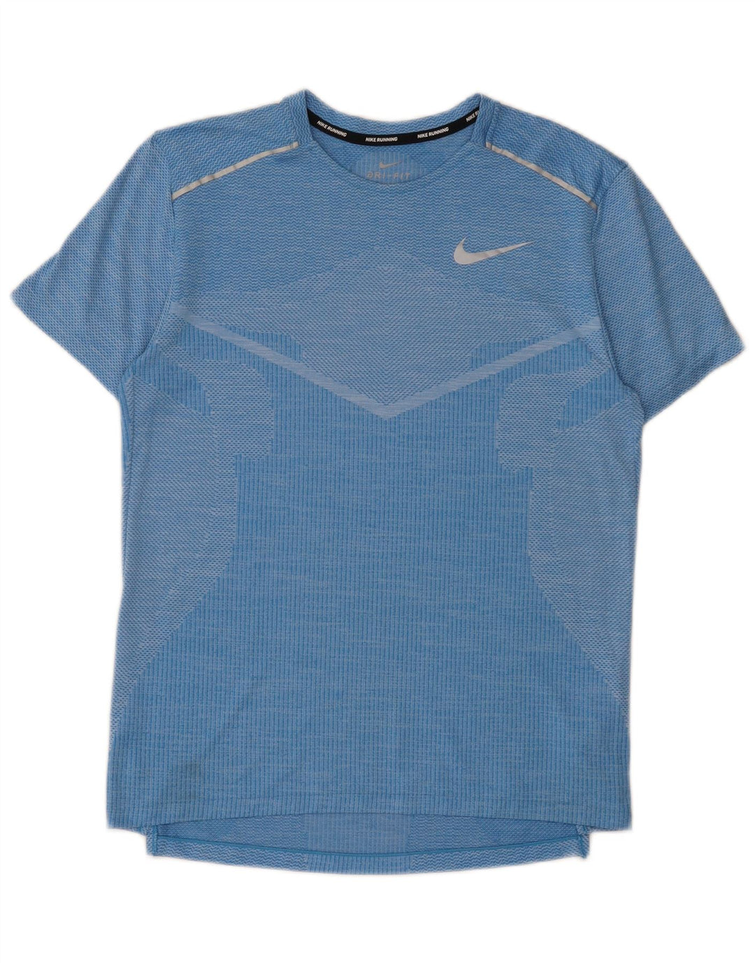 T-shirt Nike Dri Fit da uomo, piccola, in poliestere chiazzato blu