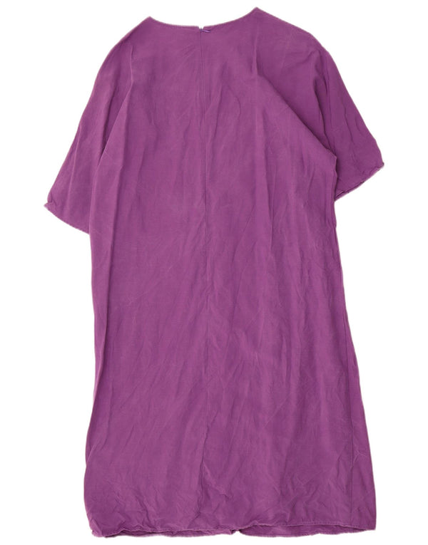 Abito maxi oversize da donna Stefanel UK 14 Lyocell viola medio