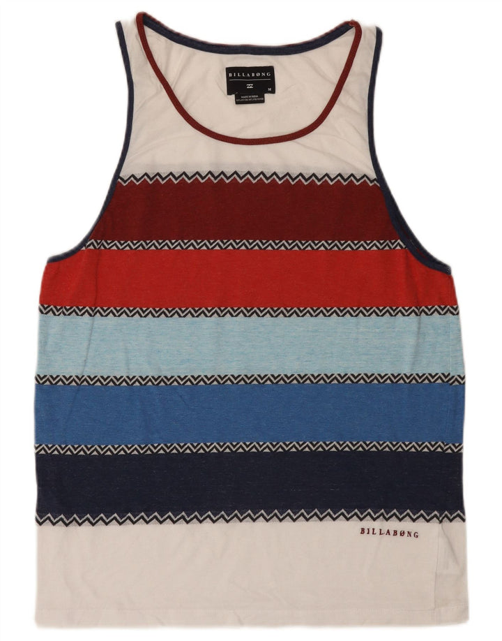 Canotta da uomo Billabong in cotone a righe multicolori medie