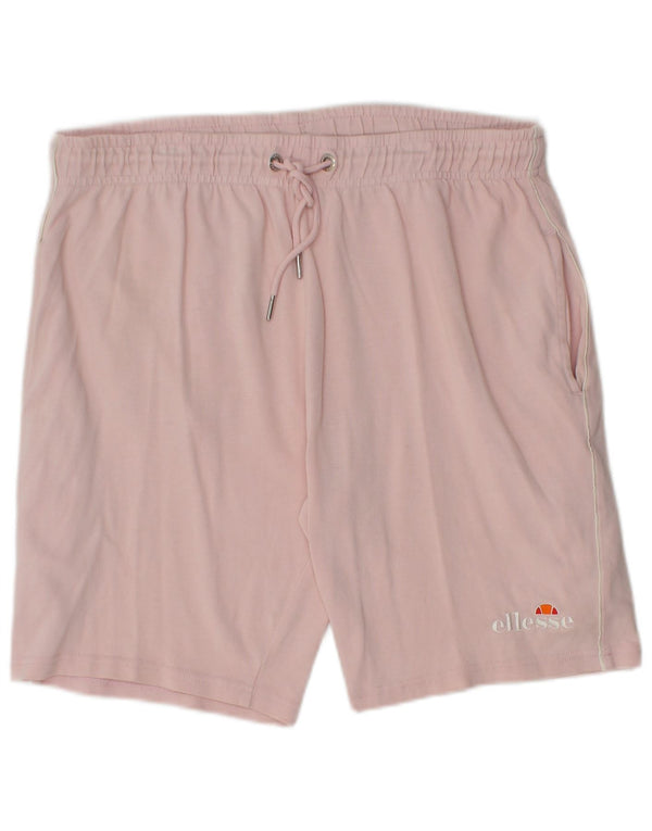 Pantaloncini sportivi da uomo Ellesse, cotone rosa medio