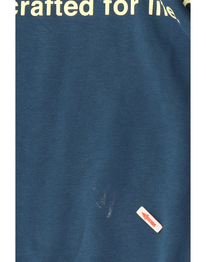 Tuta intera Nike da uomo con grafica piccola in cotone blu
