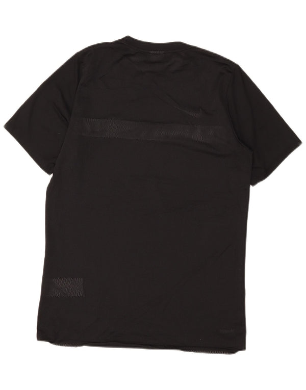 T-shirt da uomo Nike Top in poliestere color block medio nero
