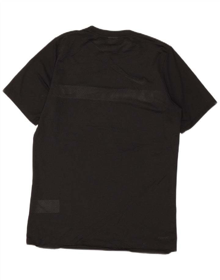 T-shirt da uomo Nike Top in poliestere color block medio nero