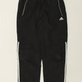 ADIDAS Mens Tracksuit Trousers Small Black Polyester | Vintage Adidas | Thrift | Second-Hand Adidas | Used Clothing | Messina Hembry 