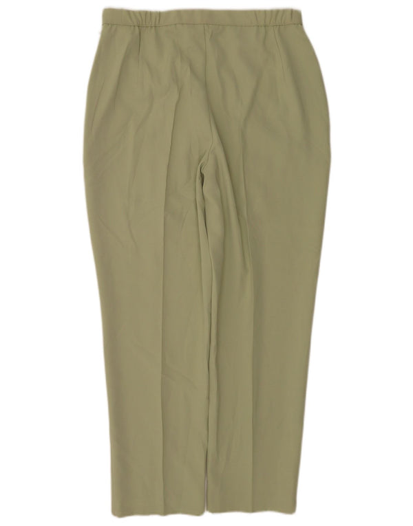 Pantaloni casual affusolati da donna Marks & Spencer UK 14 Large W32 L27 Verde