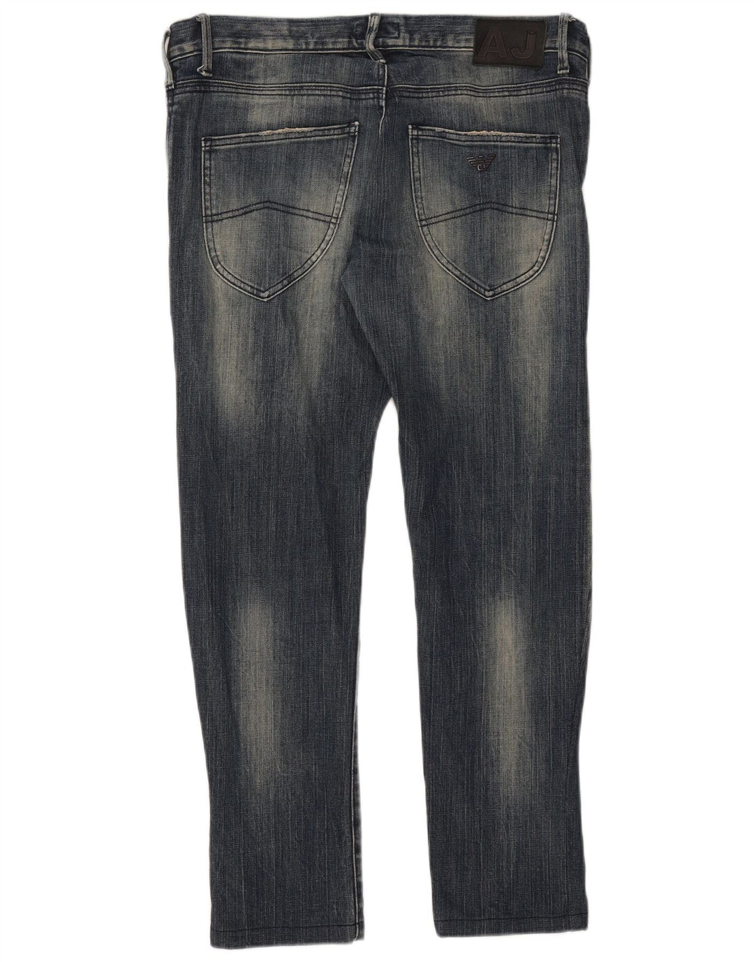 Jeans slim da uomo Armani W33 L28 cotone blu