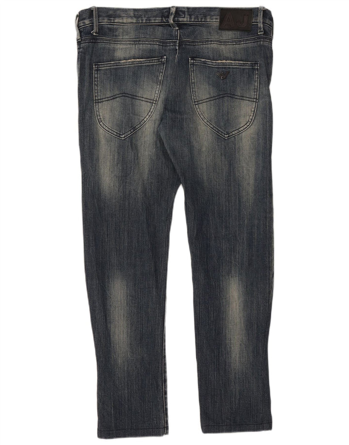 Jeans slim da uomo Armani W33 L28 cotone blu