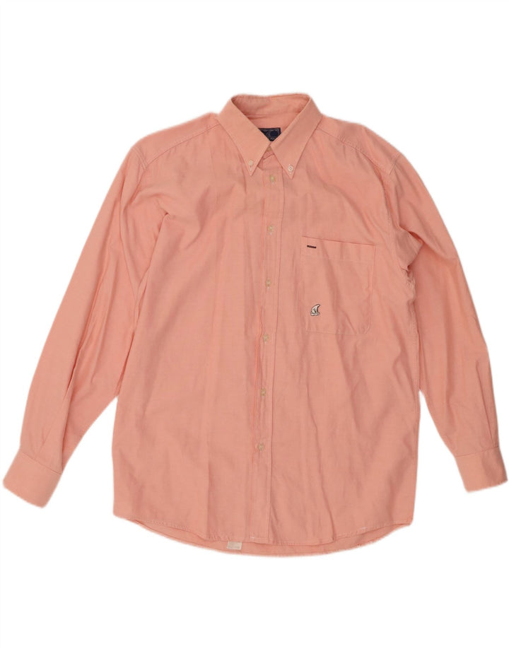 NORTH POLE Mens Shirt Medium Pink Cotton Vintage North Pole and Second-Hand North Pole from Messina Hembry 