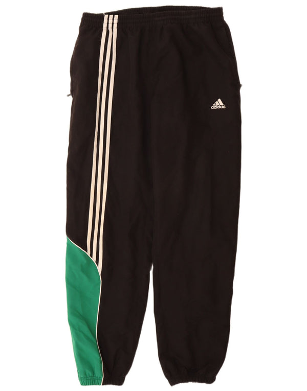 Pantaloni da tuta da uomo ADIDAS Joggers UK 44/46 Large Nero Colourblock