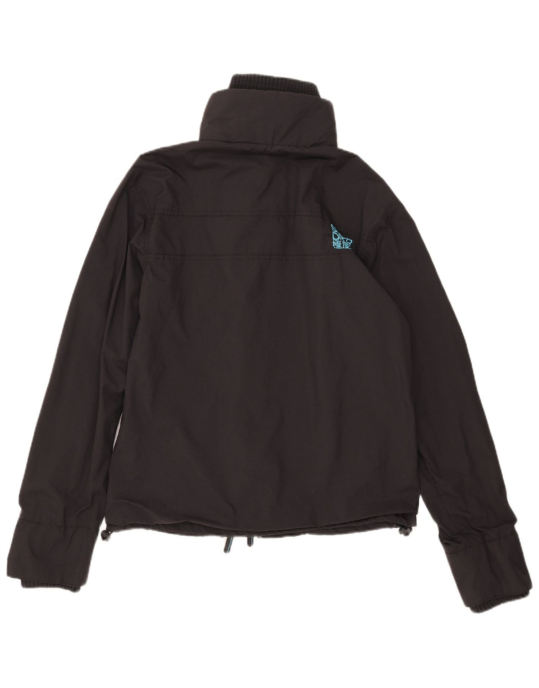 Giacca antipioggia da uomo Superdry UK 40 Large in nylon nero