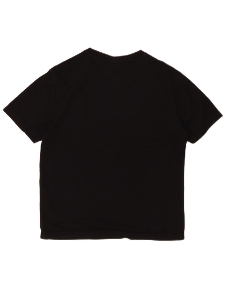 T-shirt grafica per ragazzi EMPORIO ARMANI 11-12 anni in cotone nero