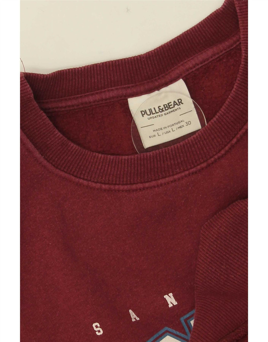 Felpa oversize con grafica da donna Pull & Bear UK 16 grande marrone