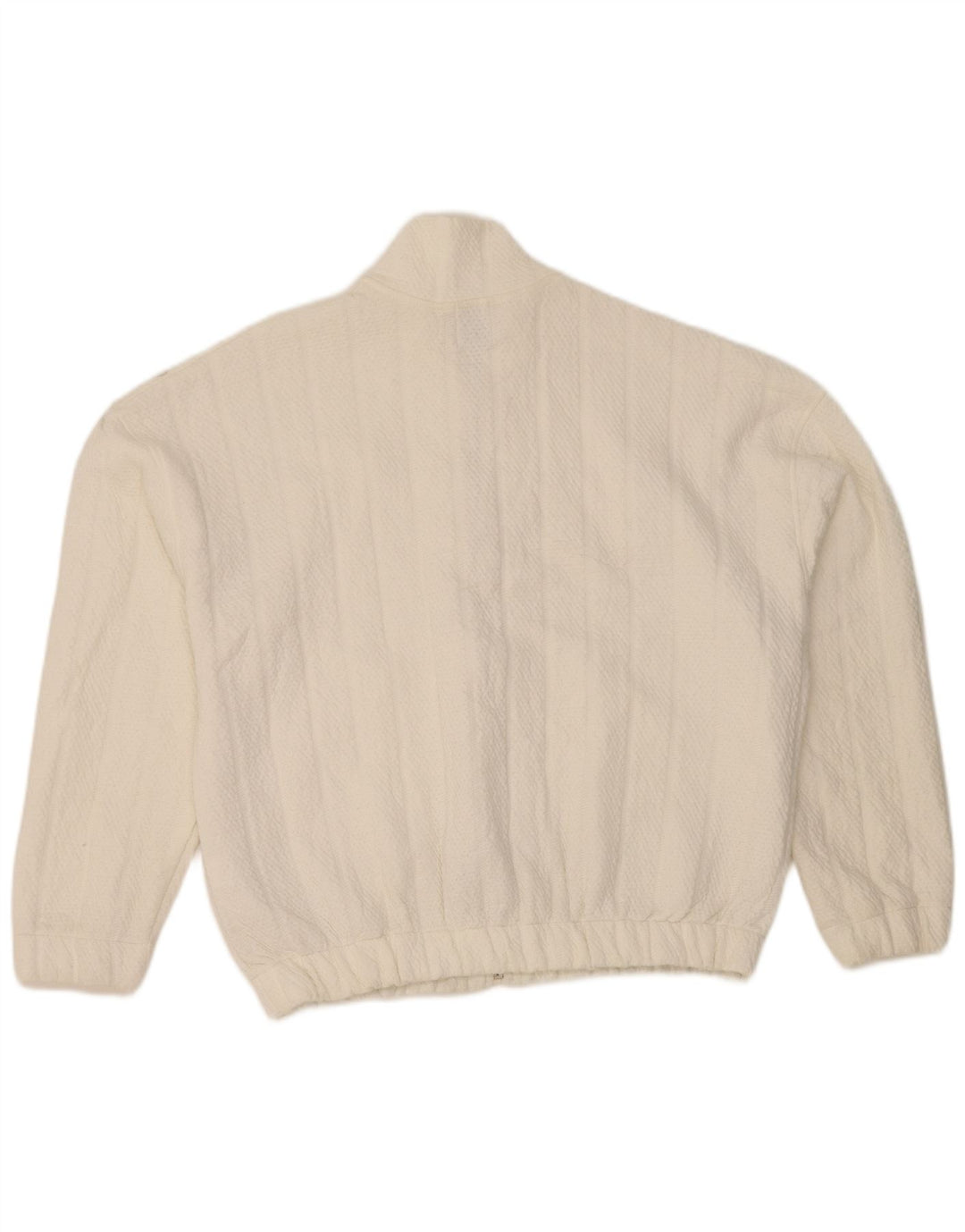 Giubbotto bomber oversize da donna Zara UK 6 XS poliestere bianco