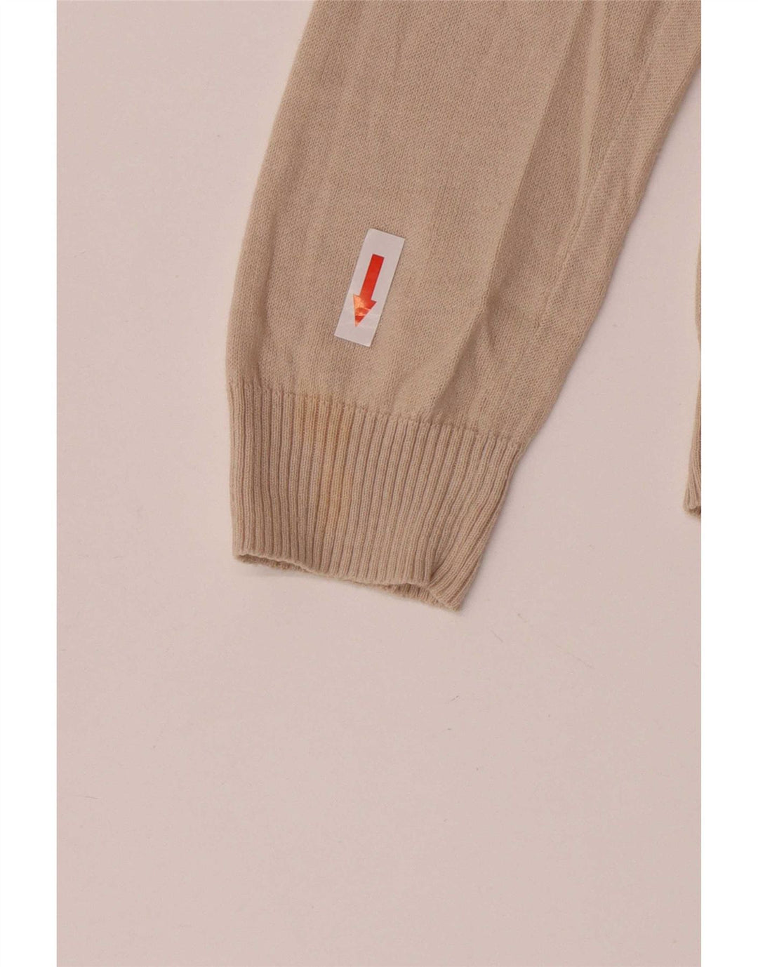 Maglione cardigan da donna Zara UK 12 Cotone beige medio