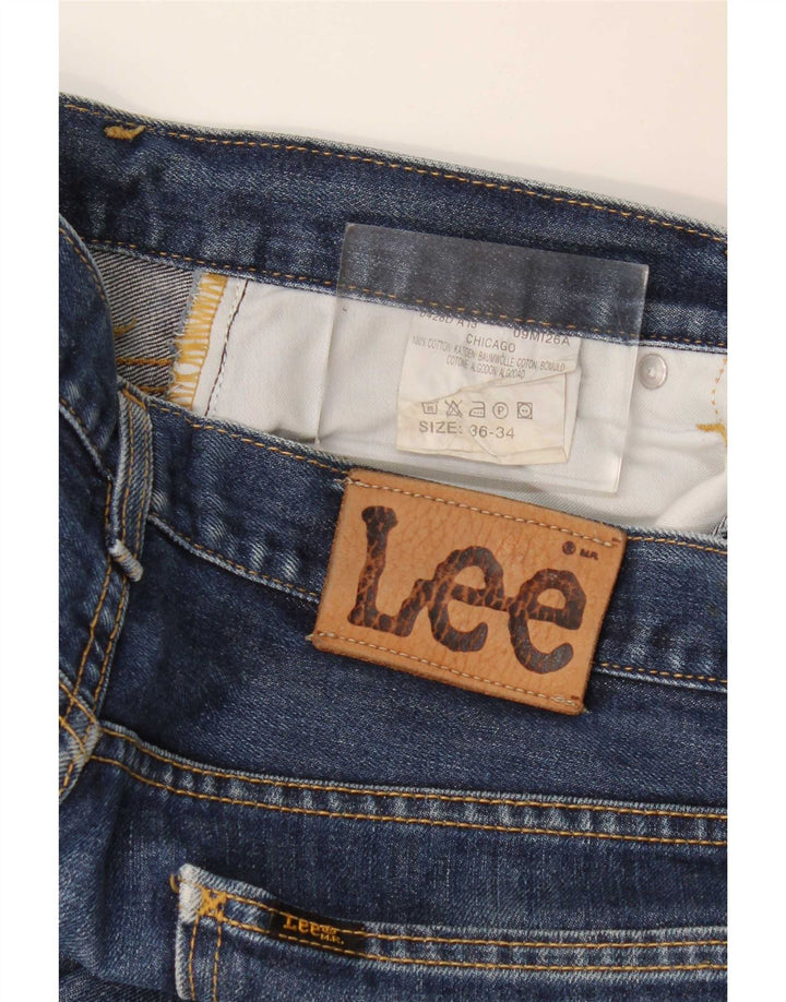 Jeans dritti Chicago da uomo Lee W36 L31 cotone blu