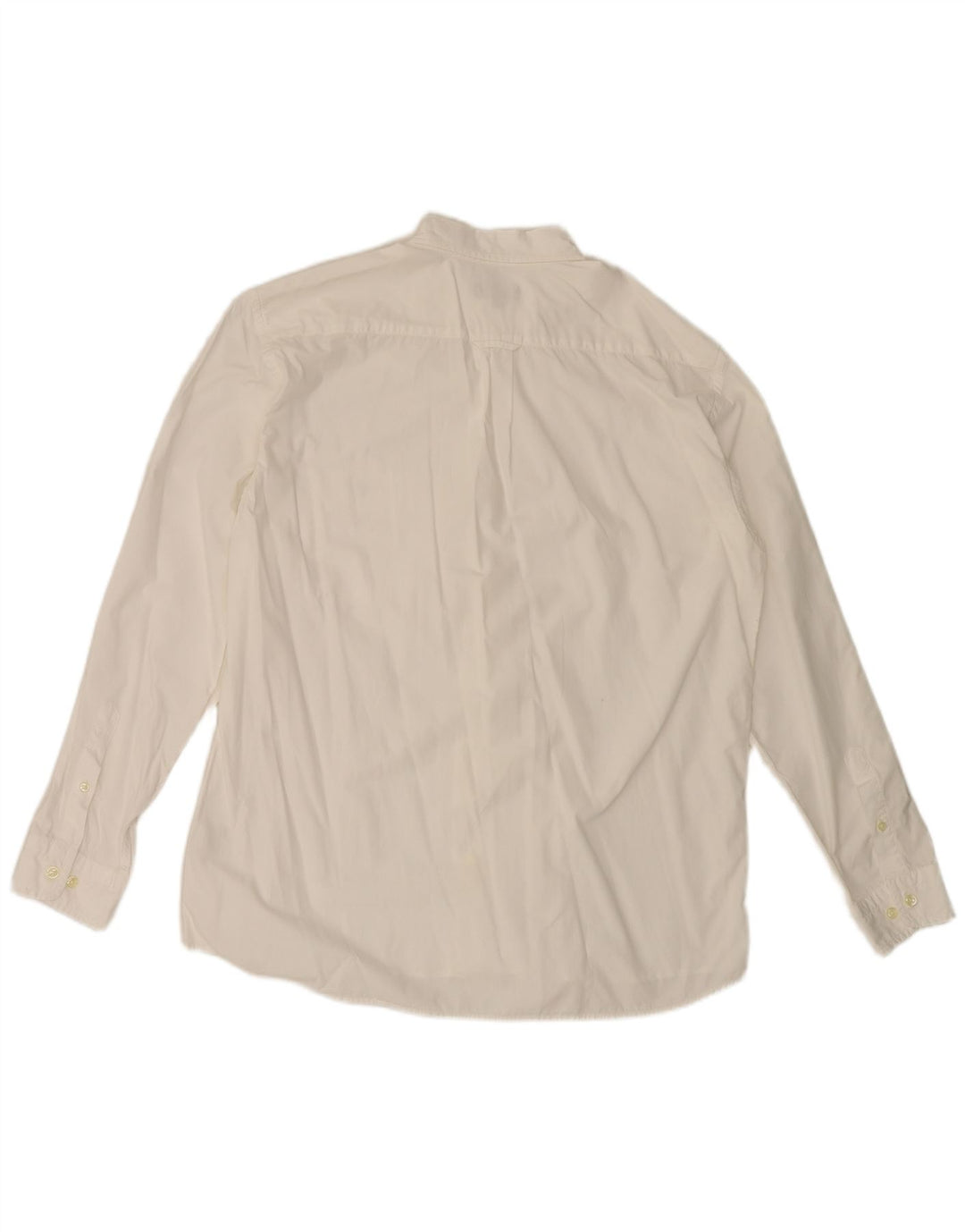 Gant Camicia Regular Fit da Uomo Large in Cotone Bianco