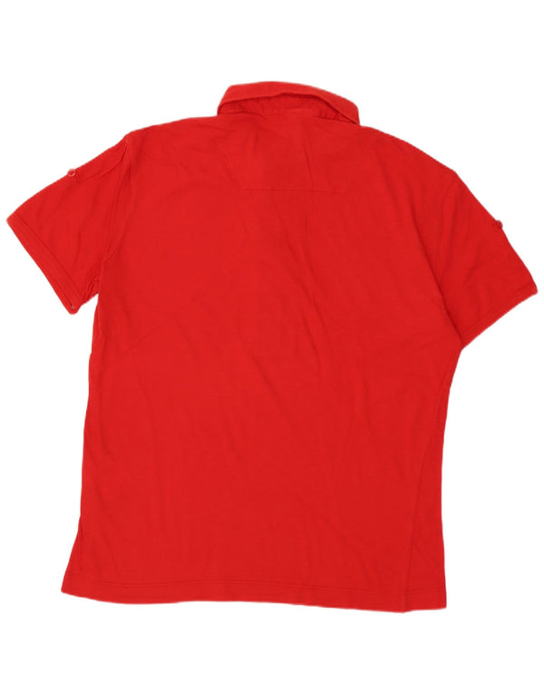 Polo da donna BIKKEMBERGS UK 14 cotone rosso medio