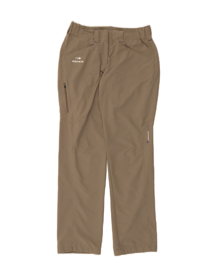EIDER Womens Straight Hiking Trousers W30 L32 Beige Polyamide Vintage Eider and Second-Hand Eider from Messina Hembry 