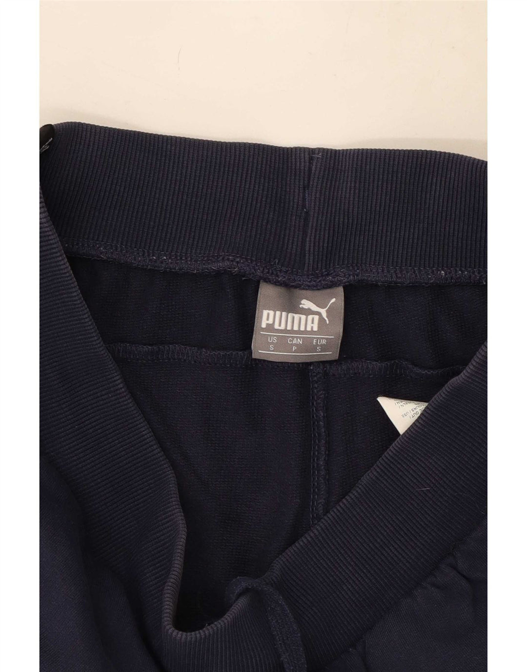 Pantaloncini sportivi grafici da uomo Puma piccoli in cotone blu navy