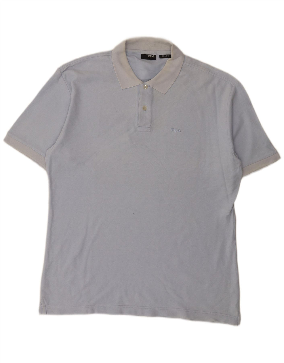 Polo da uomo Fila XL in cotone blu