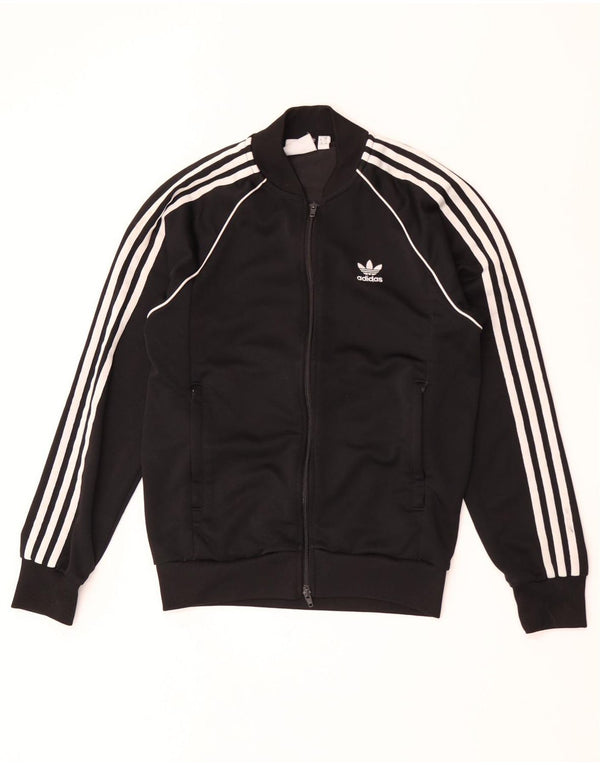 Giacca da ginnastica da uomo Adidas Small nera in poliestere