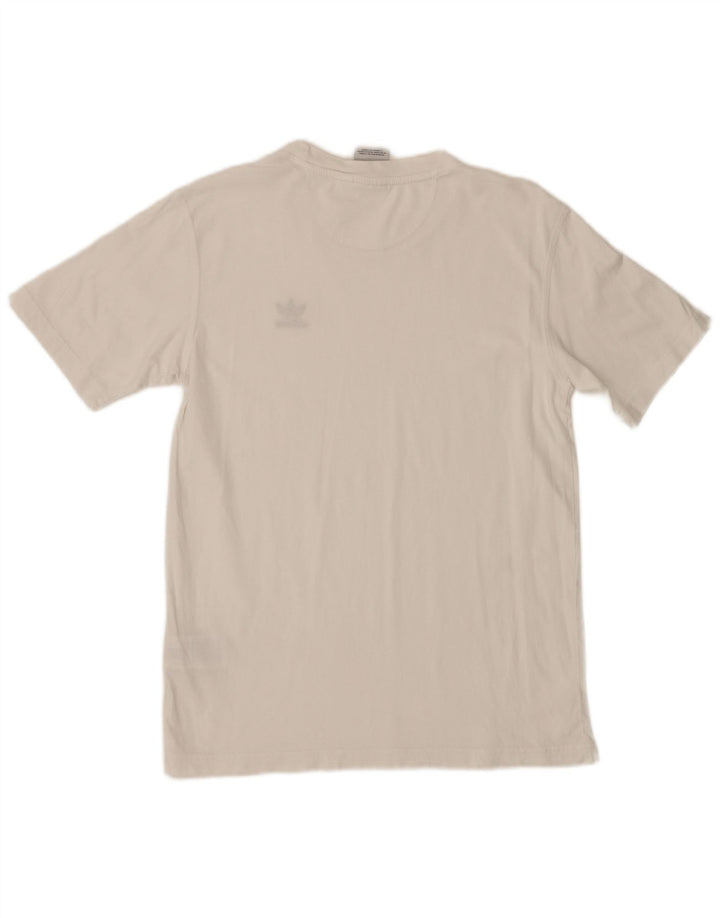 T-shirt da uomo Adidas Top Small in cotone bianco