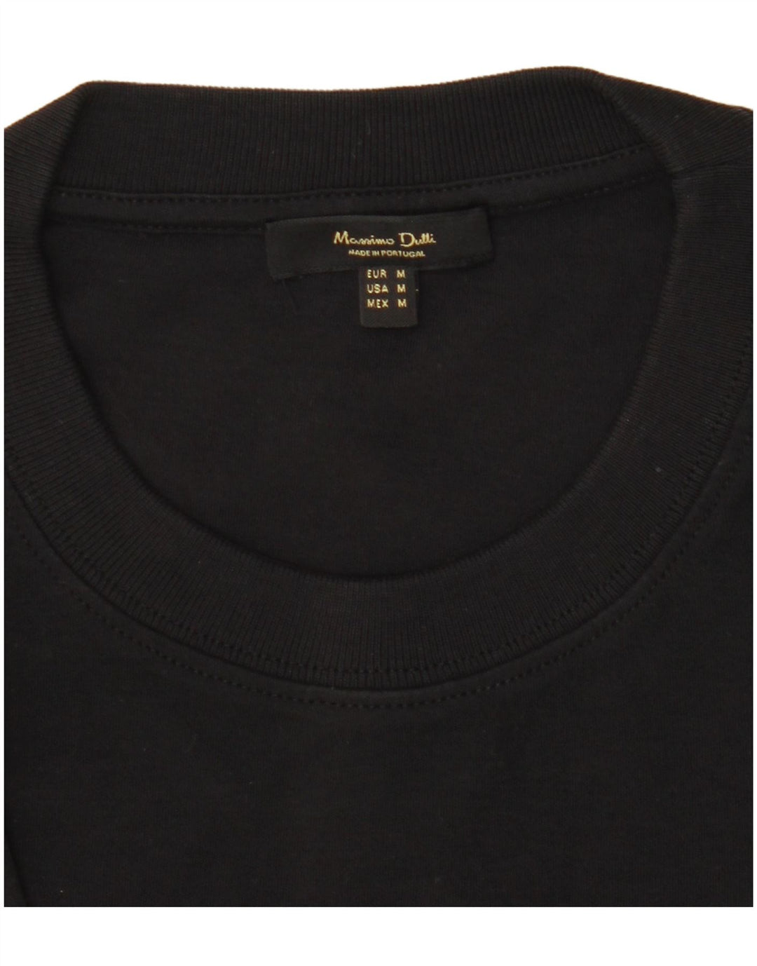 T-shirt da uomo MASSIMO DUTTI media nera