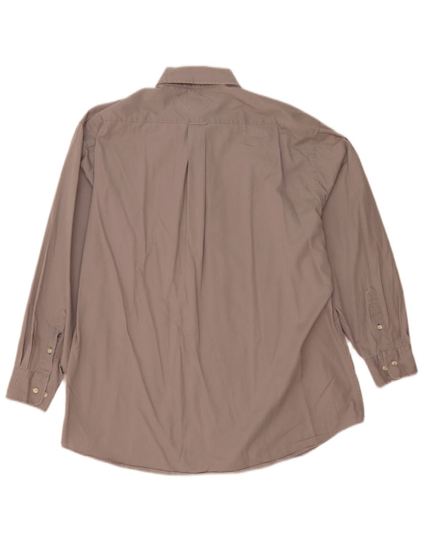 Camicia da uomo Tommy Hilfiger taglia 15 1/2 cotone grigio medio