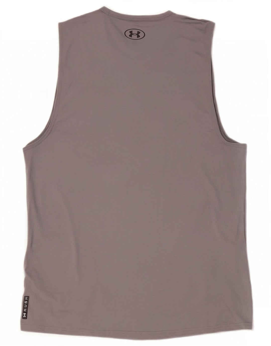 Canotta da uomo Under Armour in poliestere grigio medio