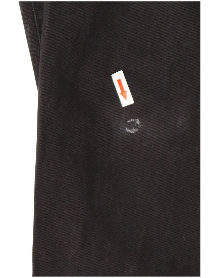 MARKS & SPENCER Pantaloni chino affusolati Harbour blu da uomo W36 L33 neri