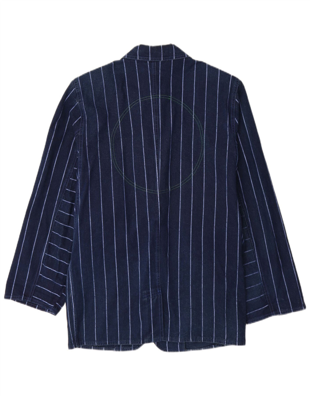 Giacca blazer in denim da donna Easy IT 44 Cotone medio a righe blu navy