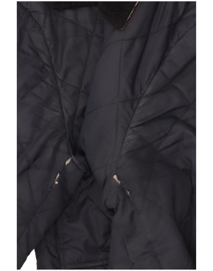 Giacca trapuntata da donna Barbour UK 12 medio blu navy