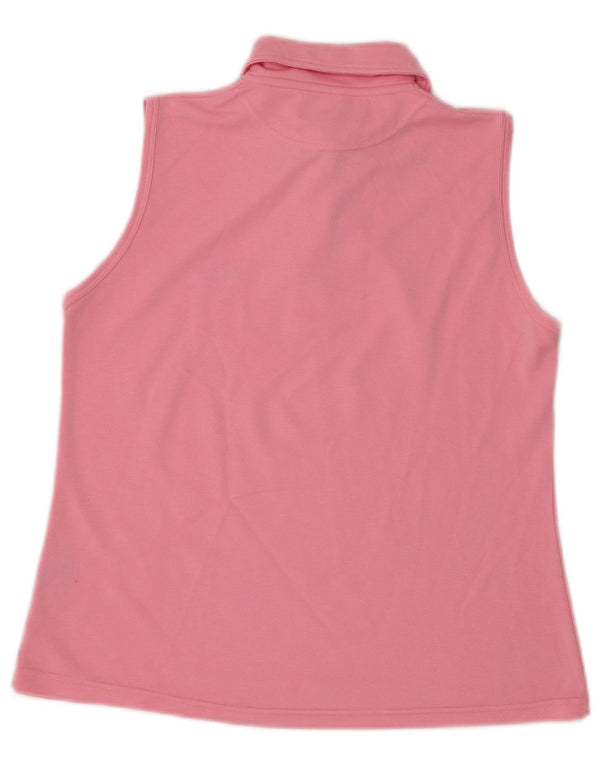 Polo senza maniche da donna Best Company UK 16 Large Pink Poliestere