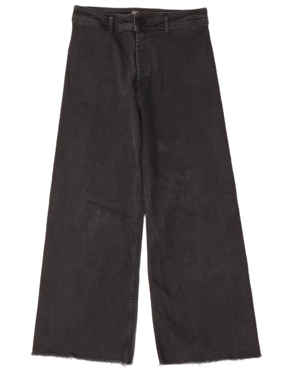 Jeans Zara da donna The Marine a gamba larga dritti EU 42 Large W32 L29 neri