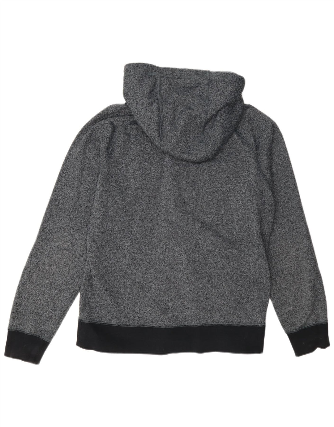 Felpa con cappuccio e zip Nike da uomo in cotone medio blu navy screziato