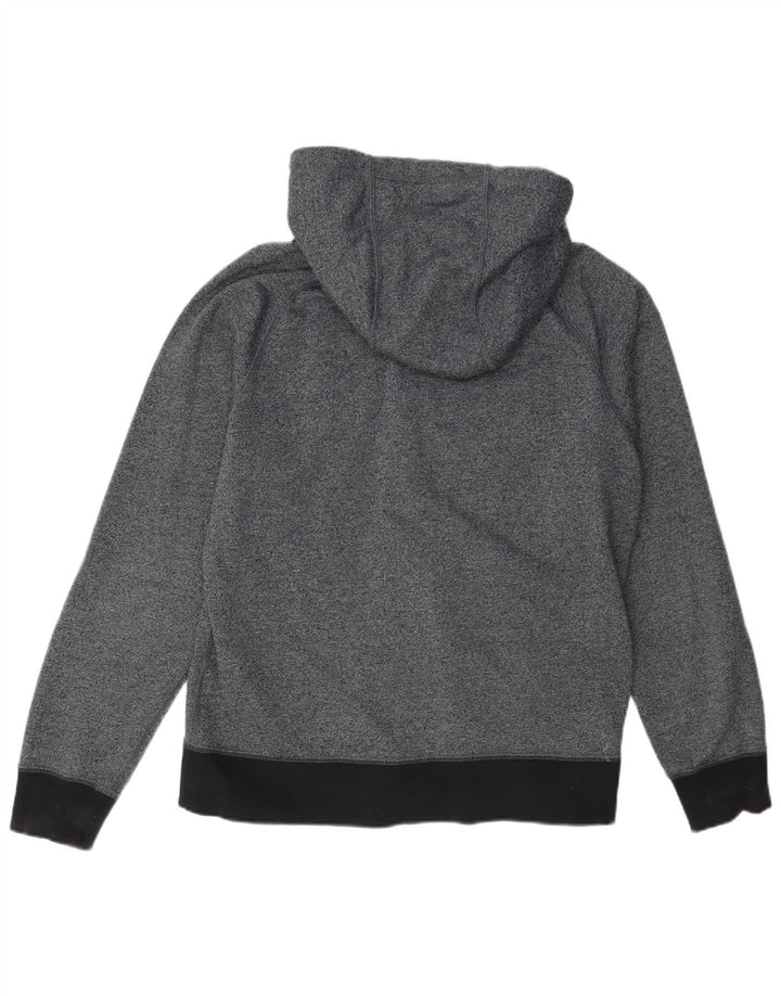 Felpa con cappuccio e zip Nike da uomo in cotone medio blu navy screziato