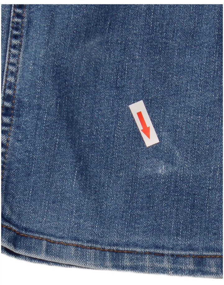 Jeans dritti elasticizzati Texas Wrangler da uomo W36 L30 cotone blu