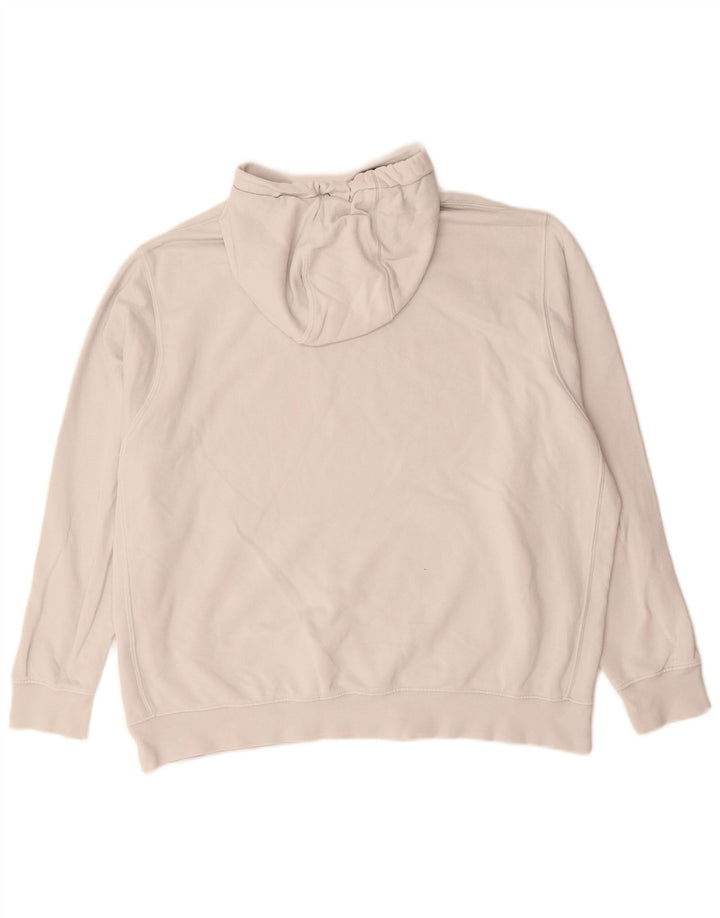 Felpa con cappuccio da uomo Nike 2XL cotone bianco