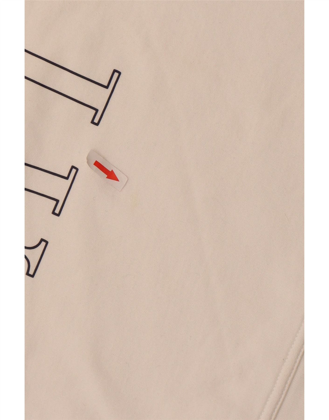 Felpa oversize con grafica da donna Gap UK 10 piccola bianca