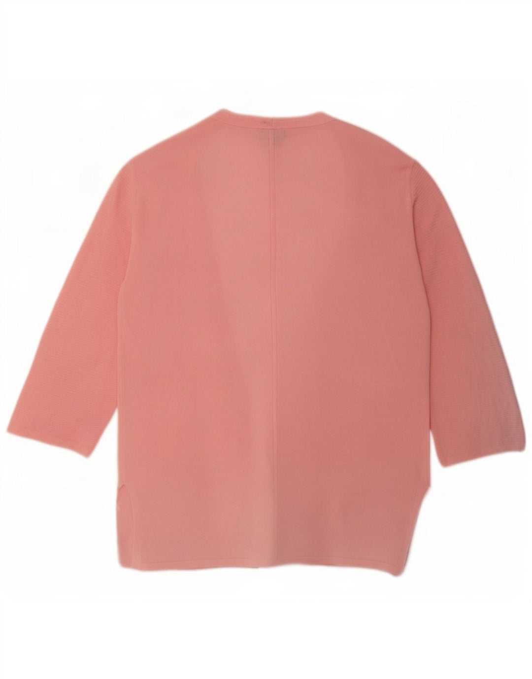 Maglione cardigan con maniche a 3/4 da donna Massimo Dutti UK 14 Rosa medio