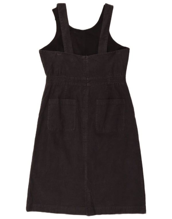 Abito scamiciato da donna Seasalt Cornwall UK 12 cotone nero medio