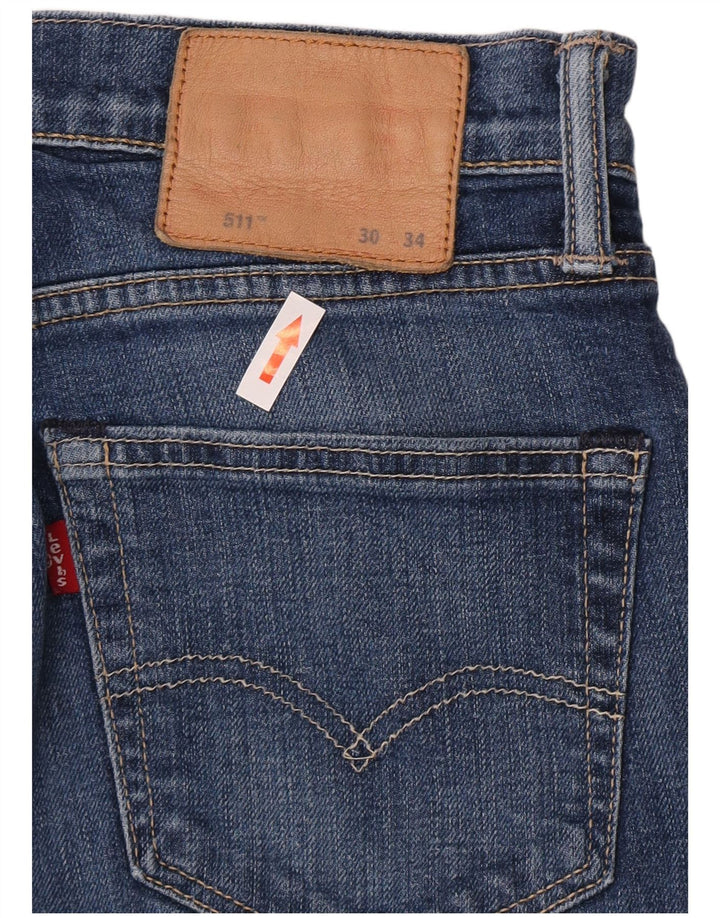 Jeans Levi's 511 Slim da donna W30 L32 in cotone blu