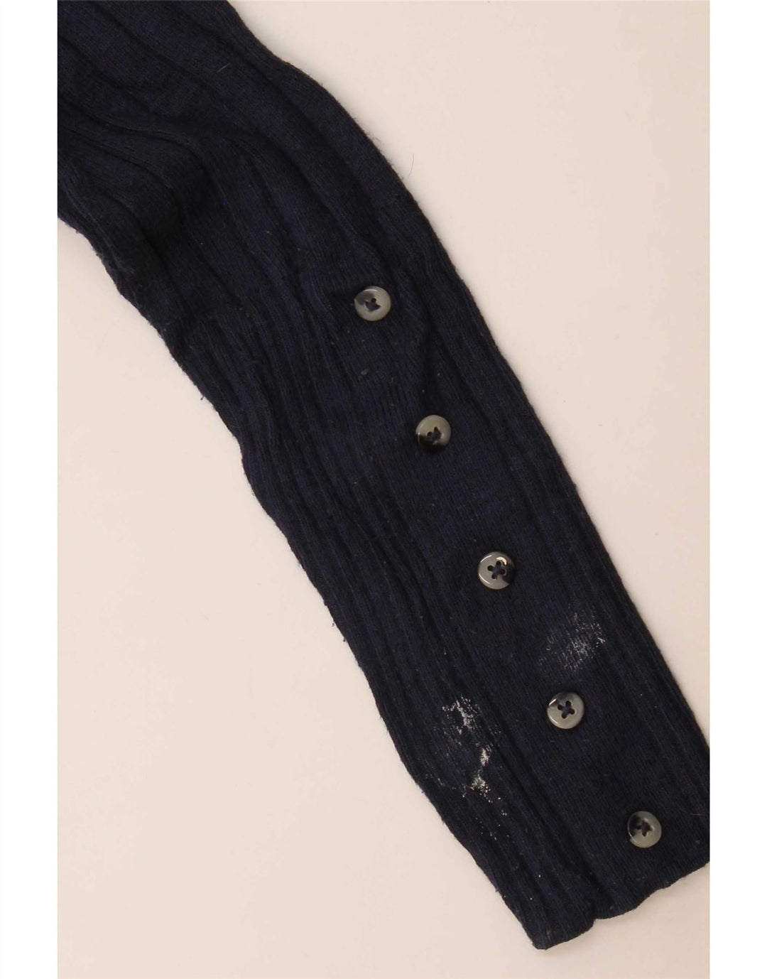 Maglione maglione a collo alto da donna Marks & Spencer UK 8 piccolo blu navy