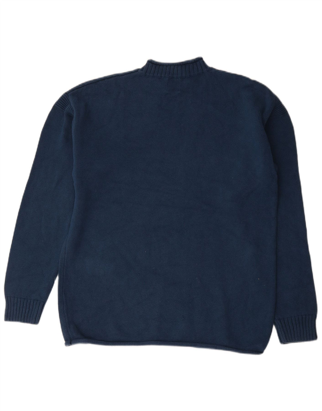 Maglione Zara da uomo con collo alto e maglione grande in cotone blu navy